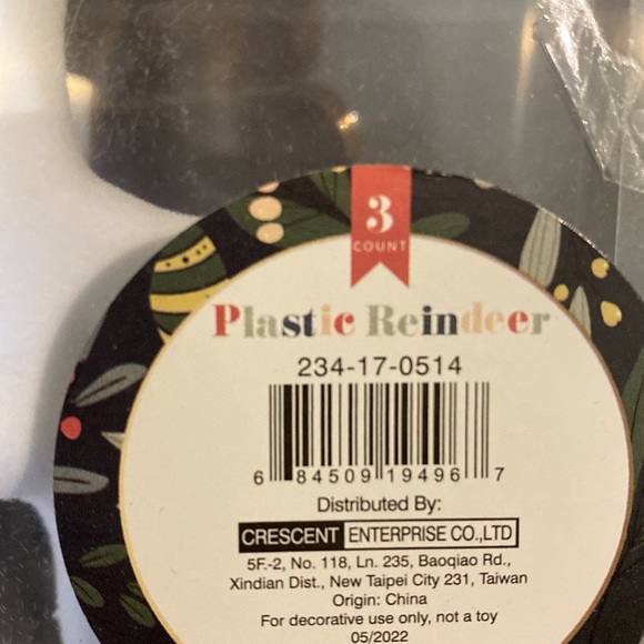 COPY - Target BP 2022 White Plastic Reigndeer - Picture 4 of 4